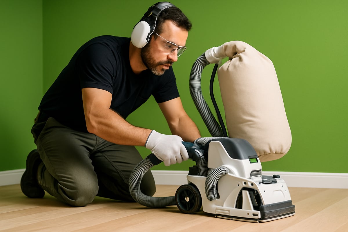 Comment fonctionne le sablage de plancher sans poussière ?
