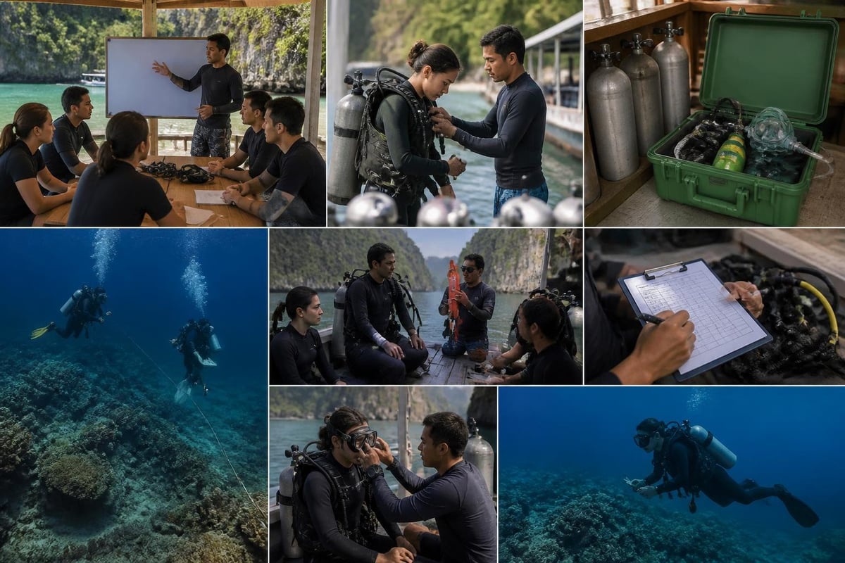 Dive operator safety protocols