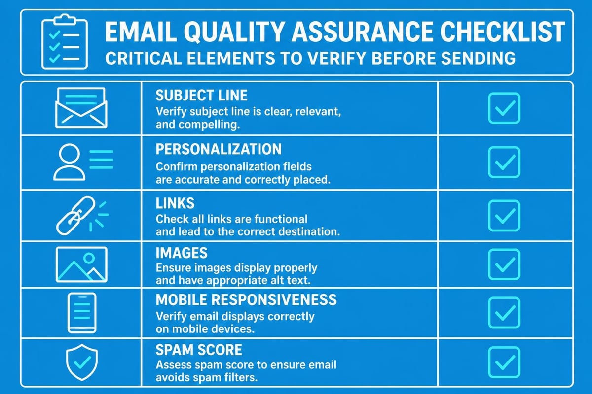 Email review checklist