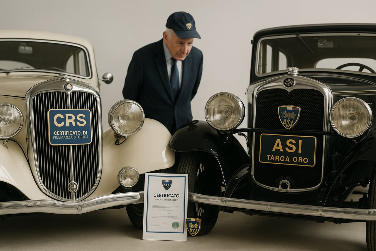 Differenza tra CRS e Targa Oro ASI: Tabella Comparativa e Analisi