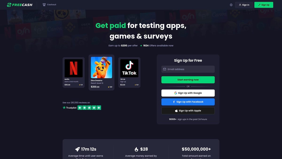 9 Must-Try Earn Online Apps for Fast Cash in 2026 - Freecash