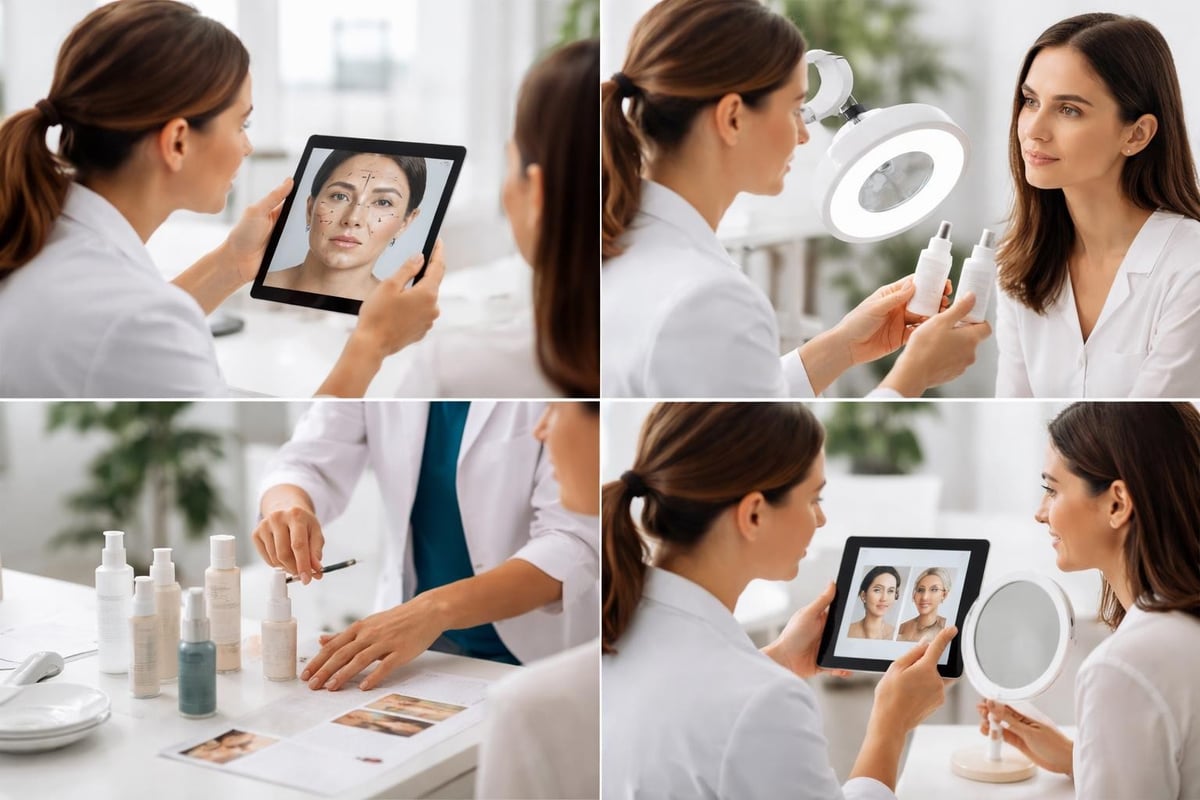 Professional retinol consultation