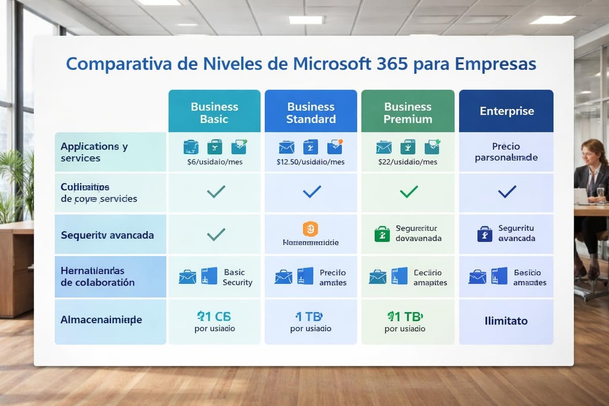 Planes de suscripción Microsoft 365
