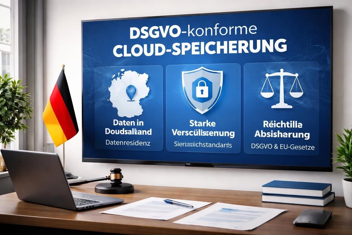 DSGVO-Konformität deutscher Cloudspeicher
