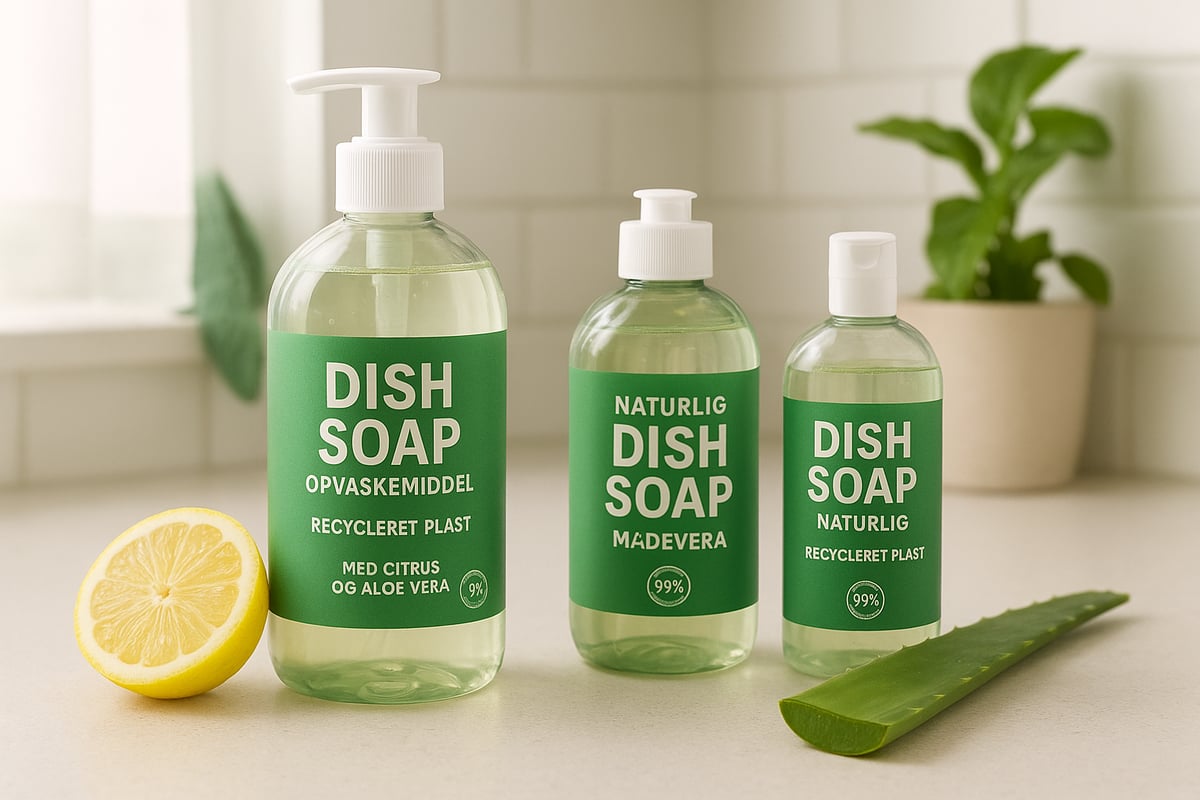 Ingredienser og Milj&oslash;: Hvad Indeholder Moderne Dish Soap?