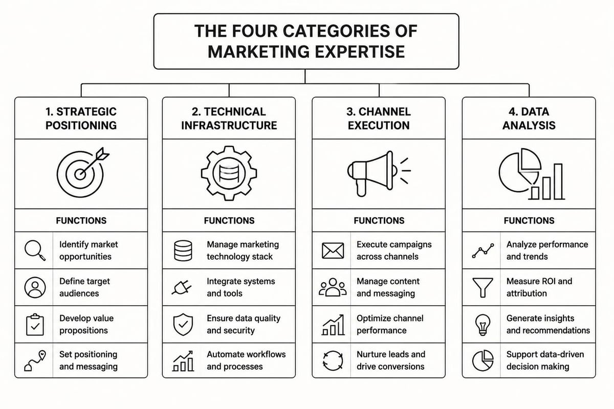 Marketing expertise categories