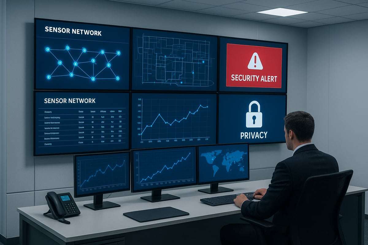 Data Security and Privacy in Facility Sensor Networks