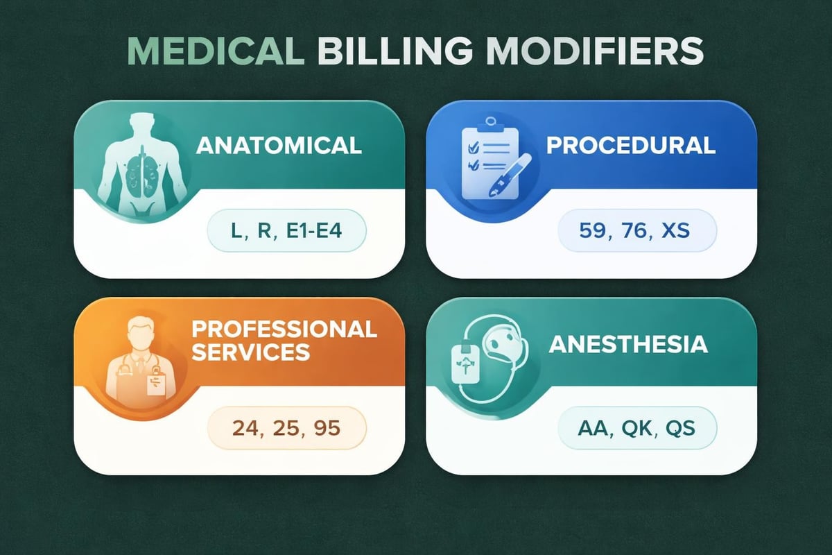 Modifier categories and applications