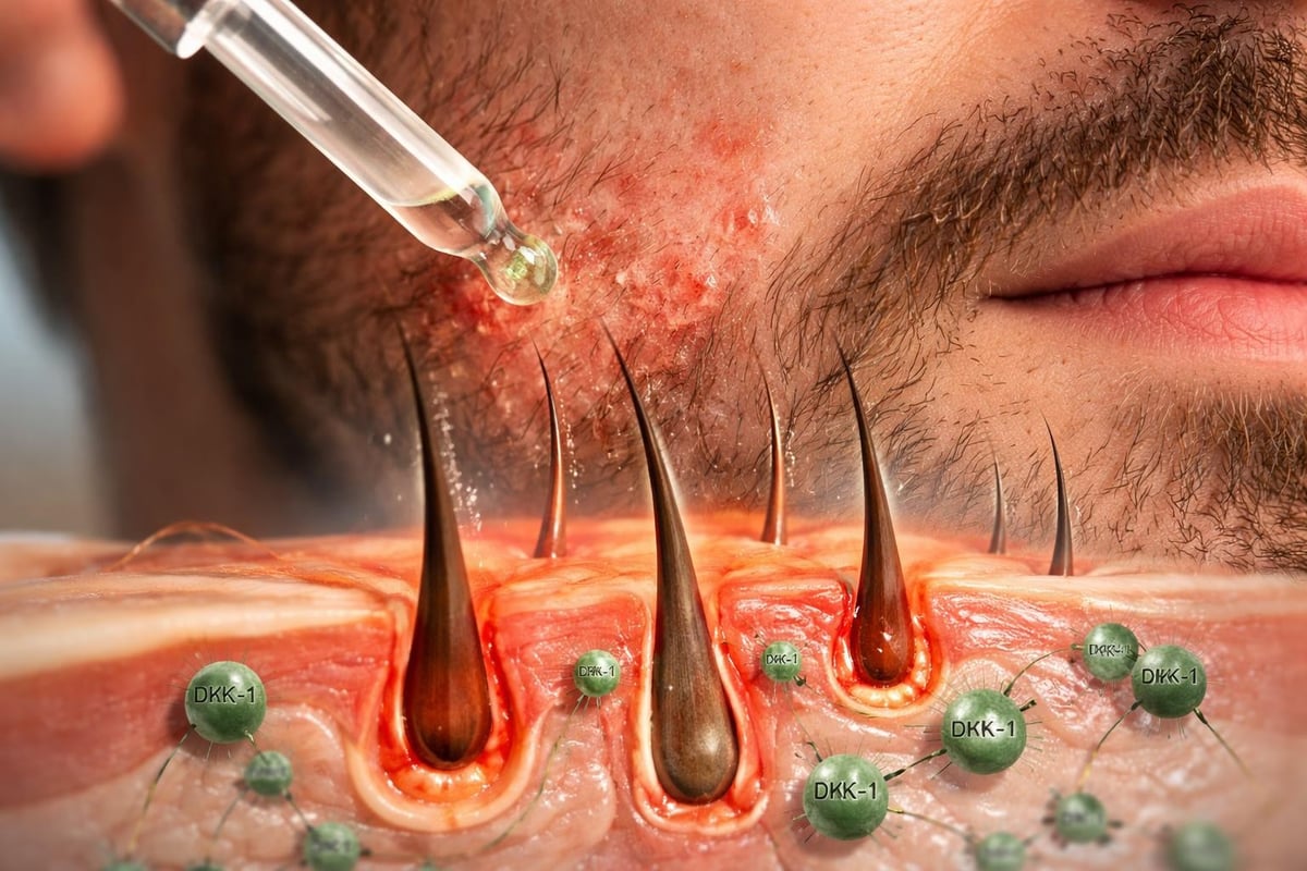Beard follicle inflammation cycle