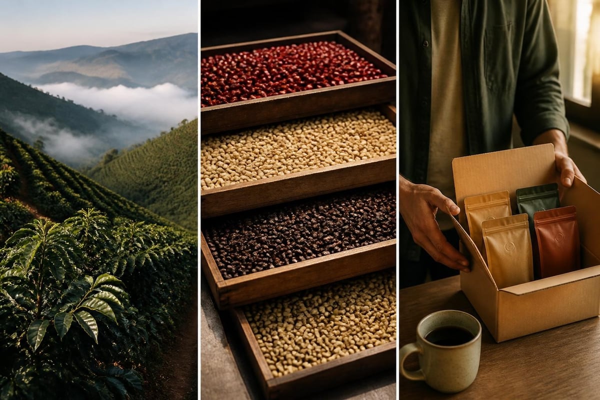 Coffee origin flavor profiles
