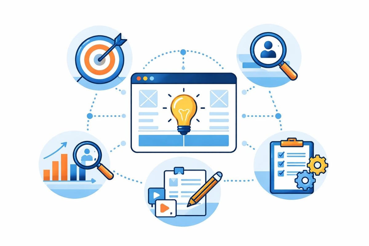 Web design strategy planning framework