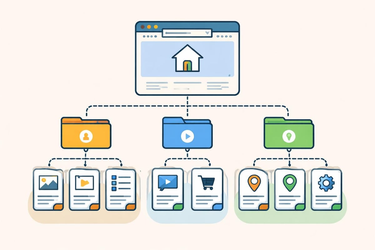 Information architecture hierarchy