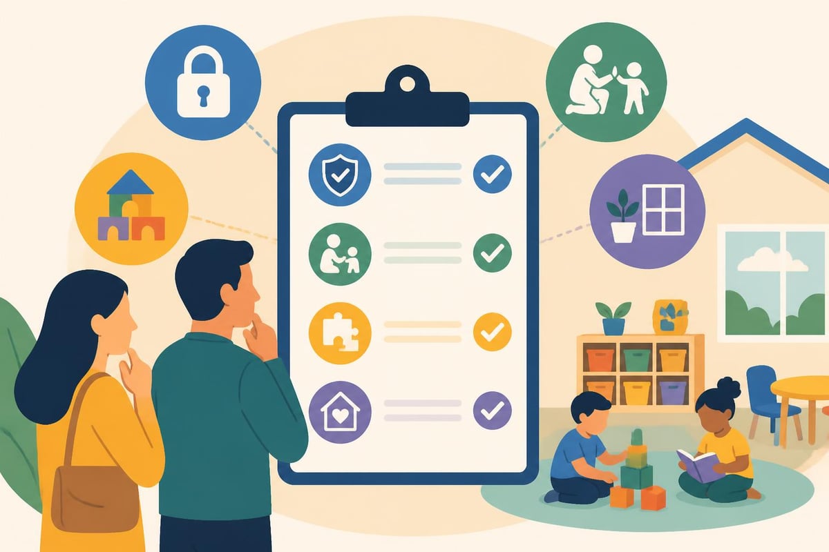 Daily childcare observation checklist