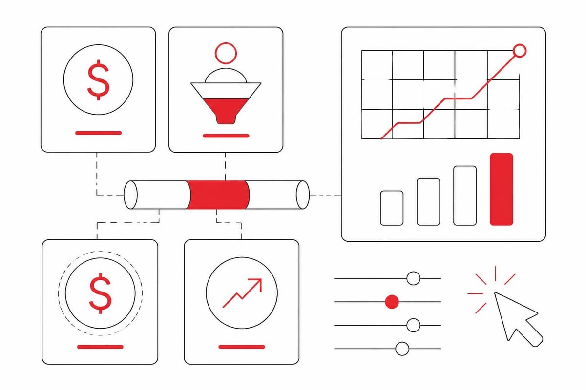 SaaS lead gen metrics dashboard