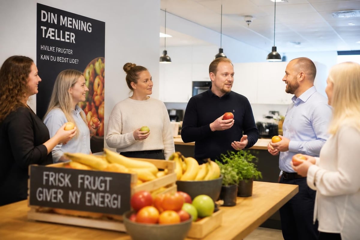 Medarbejderengagement i frugtordning