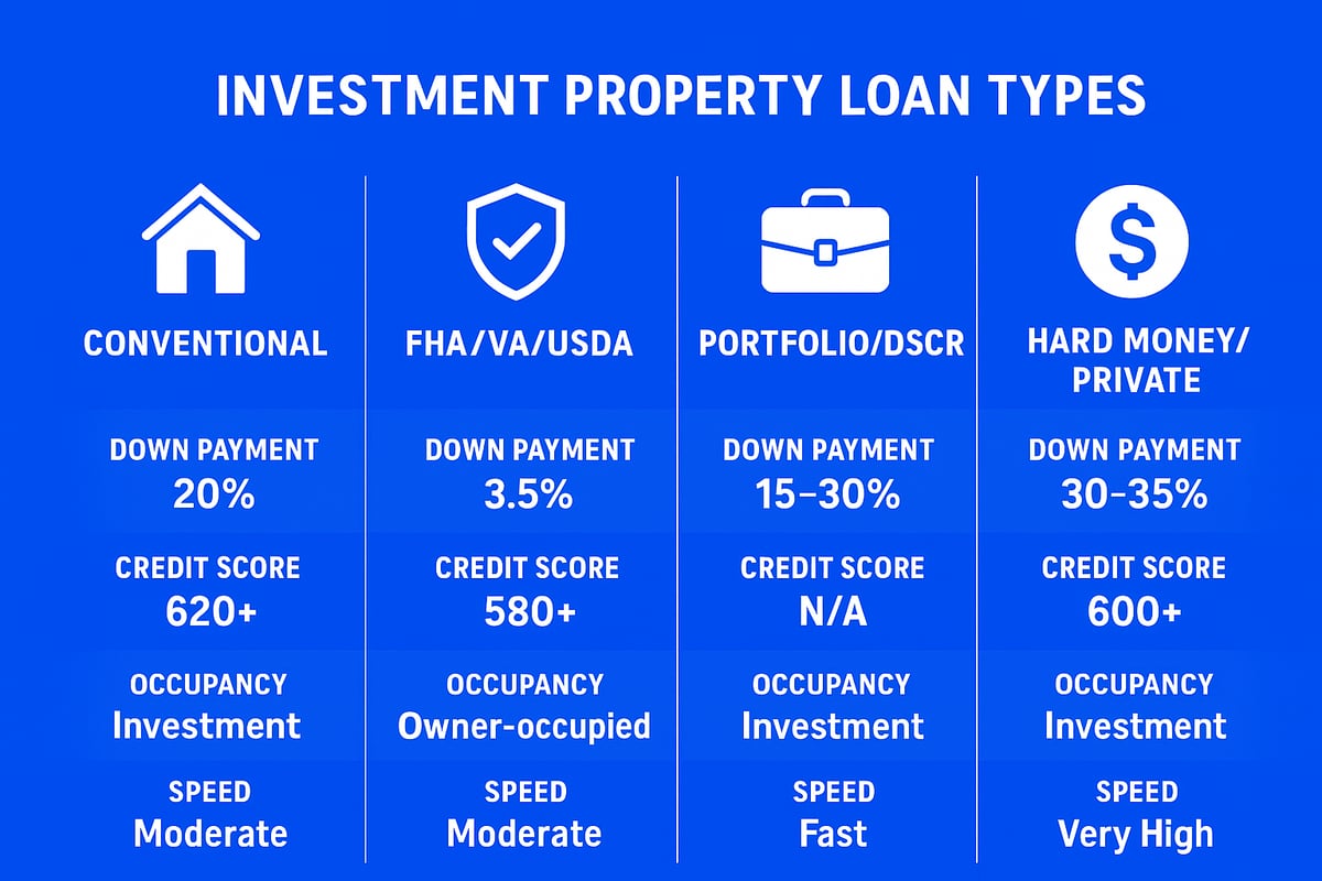 Comparing Conventional Loans to Other Investment Property Financing Options