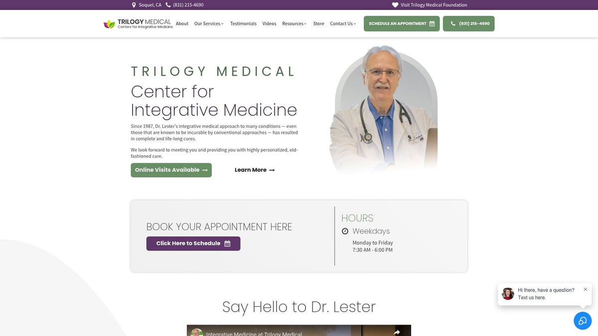 7 Essential Best Naturopathic Doctor Near Me Picks for 2025 - Trilogy Medical Centers – Dr. Jeff Lester, Santa Rosa, CA