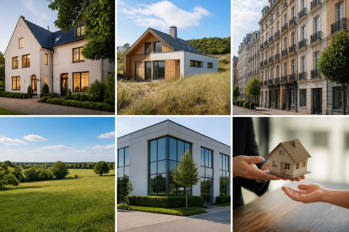 Typologie des biens immobiliers