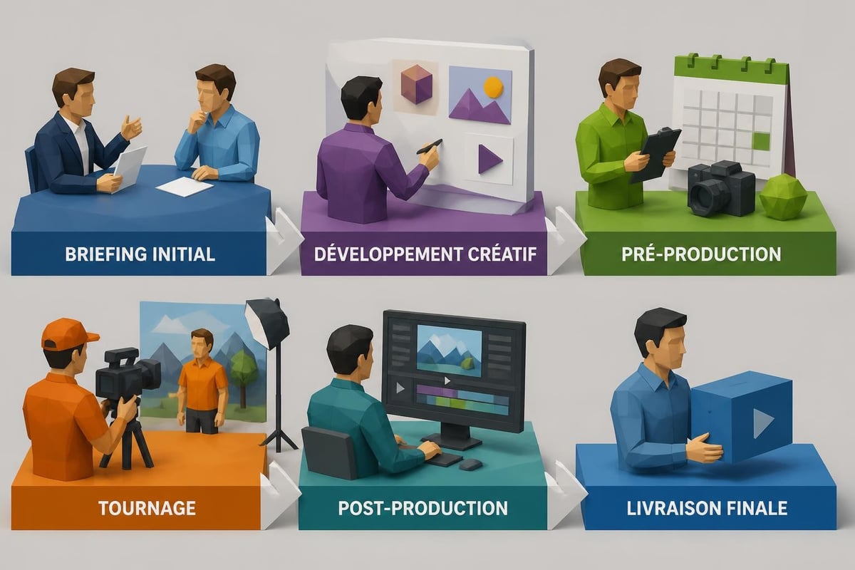Processus de création vidéo