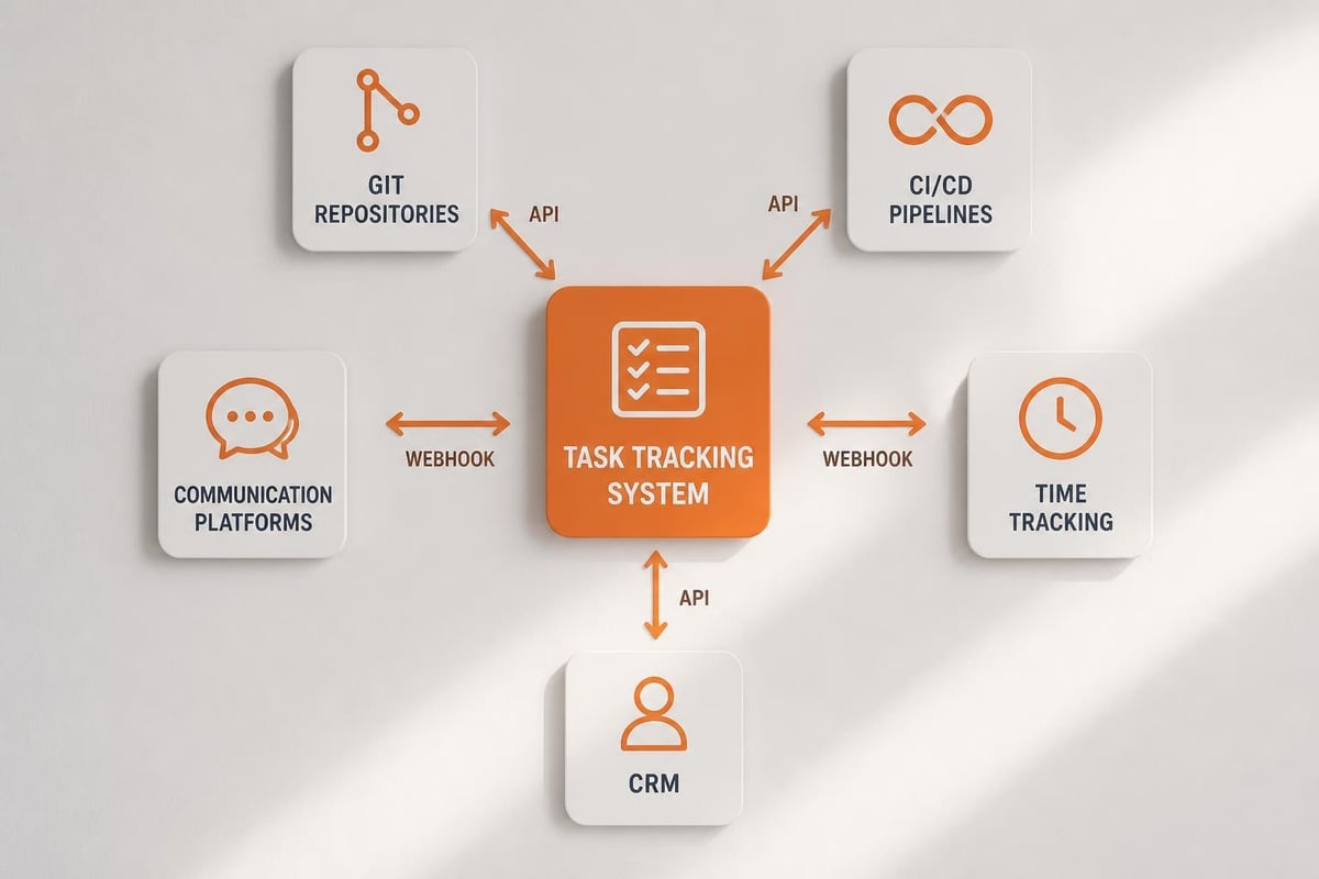 Task Tracking Tools for Software Development Teams 2026 Task tracking system integration architecture