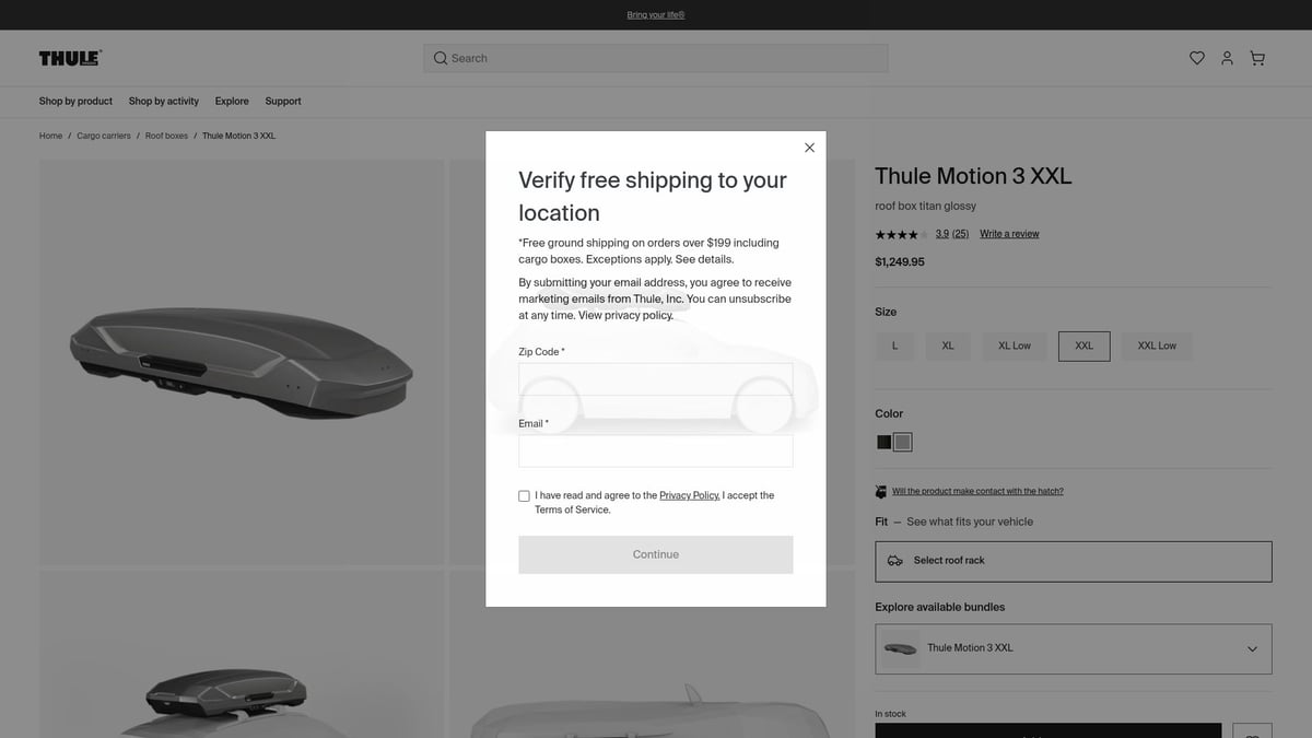 9 Must-Have Best Automobile Accessories for 2026 Drivers - Thule Motion XT Rooftop Cargo Carrier