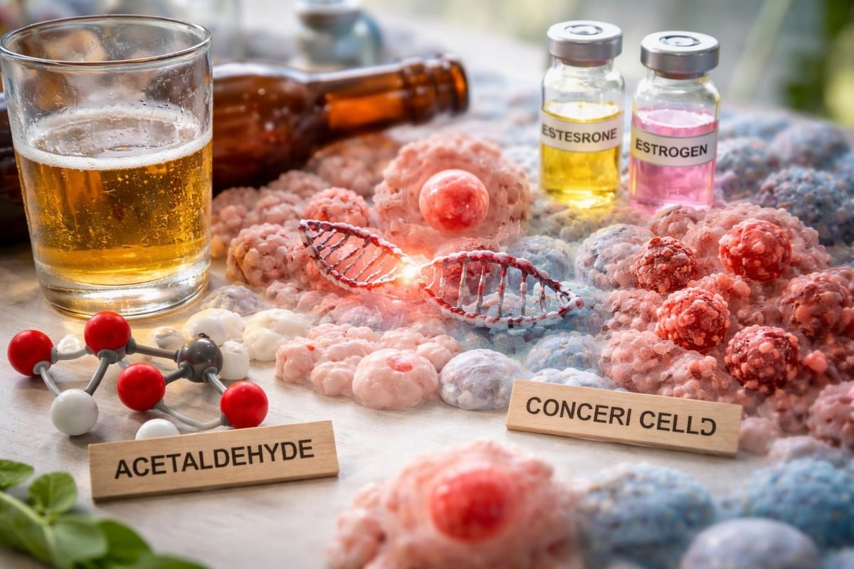 Alcohol metabolism and cancer development