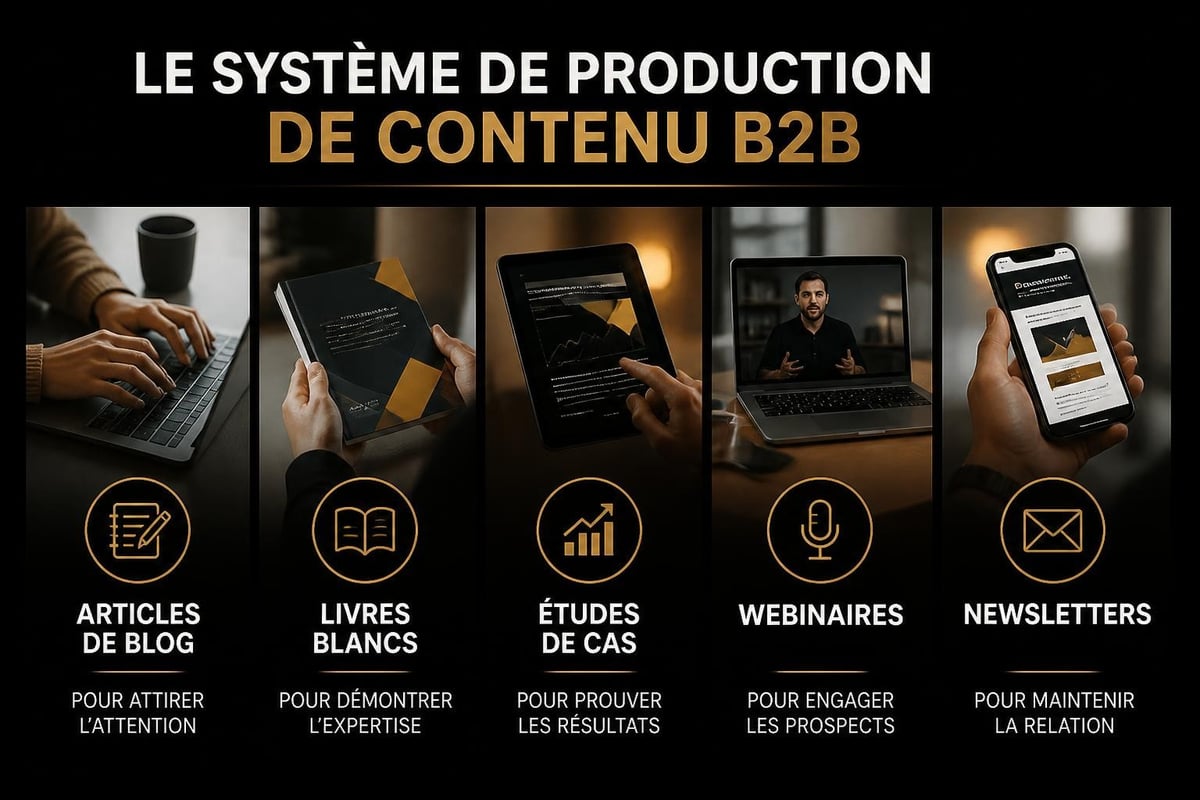 Machine à contenu B2B