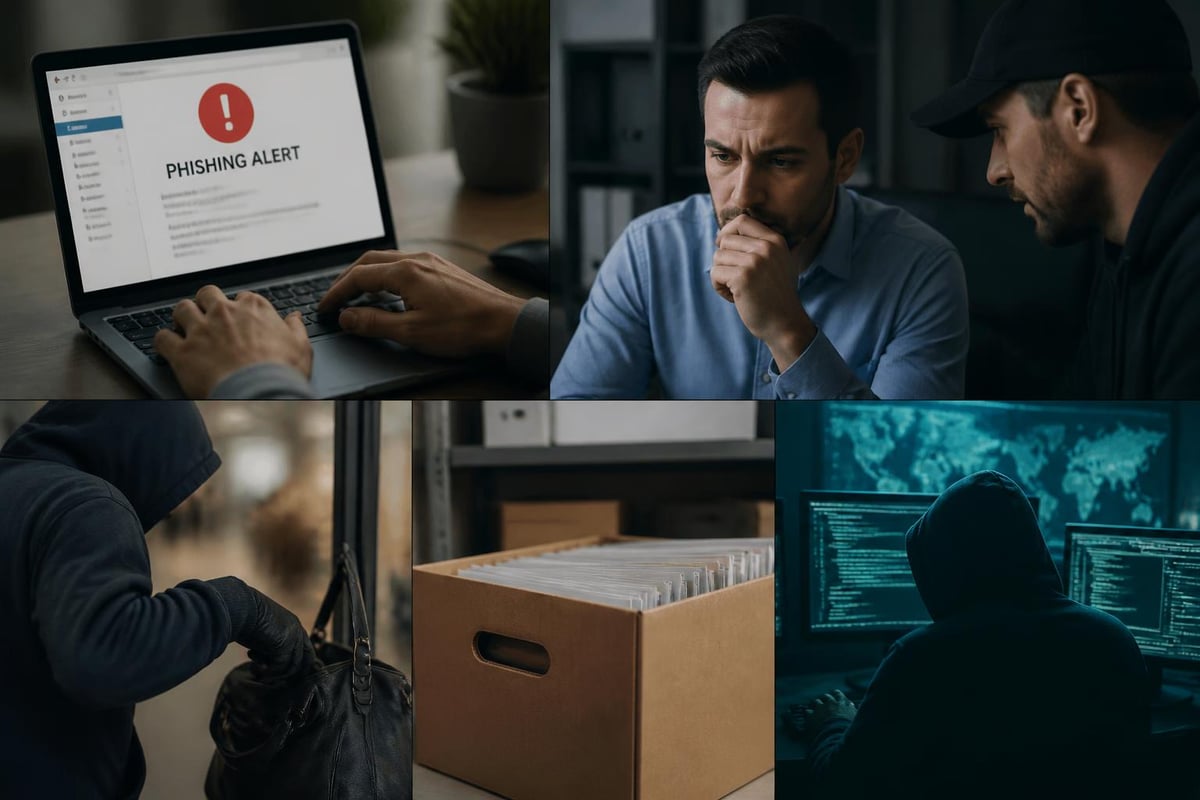 Bank statement security threats