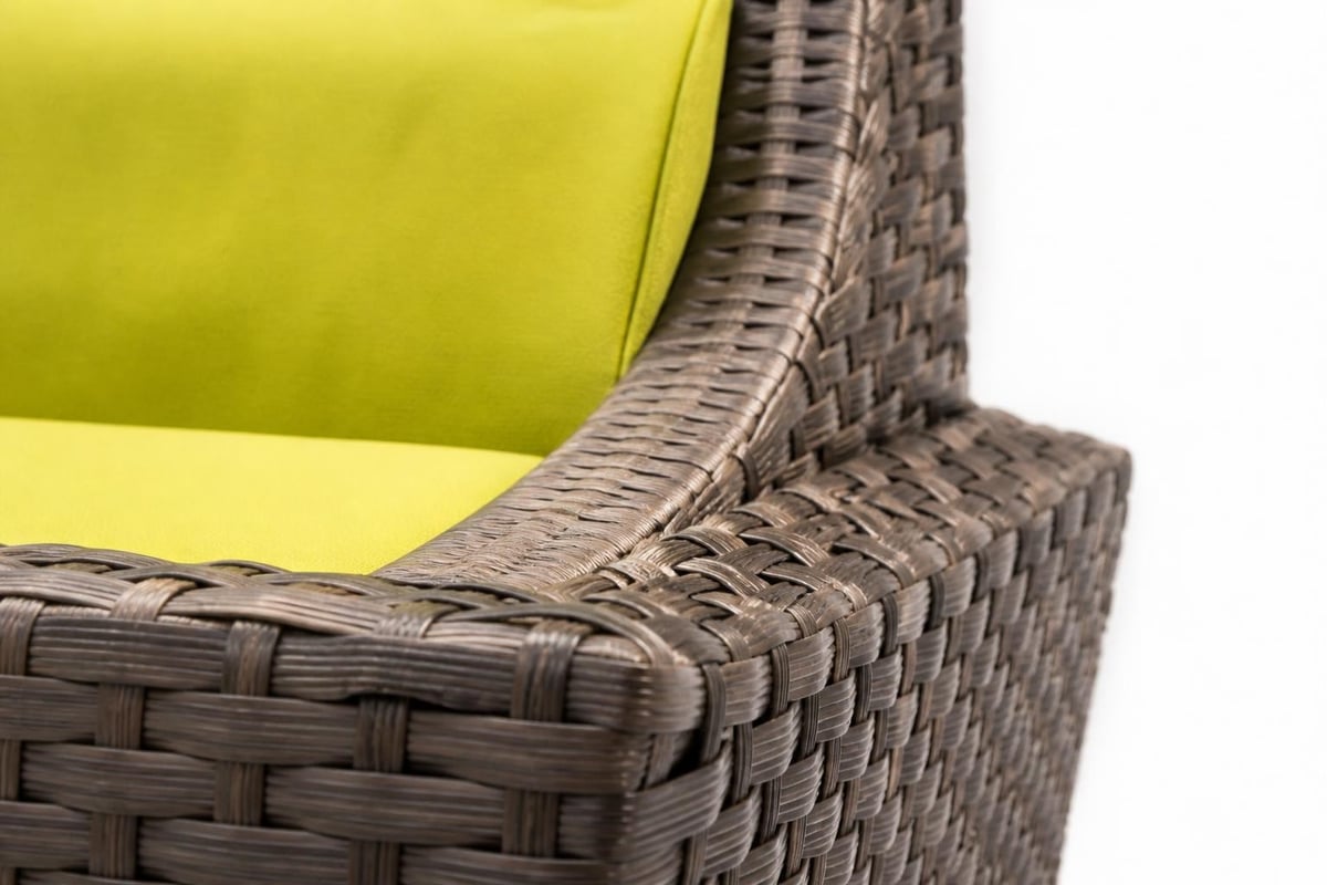All weather wicker construction