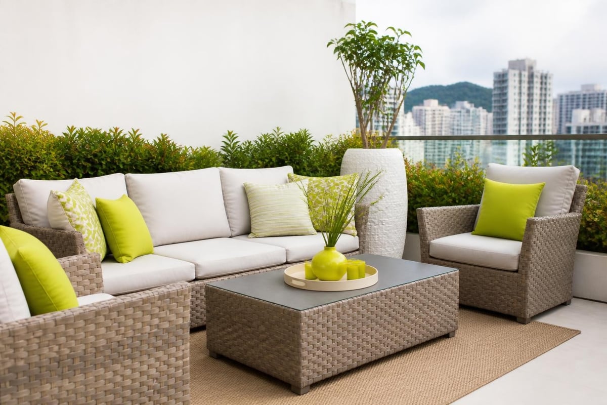 Styling wicker furniture