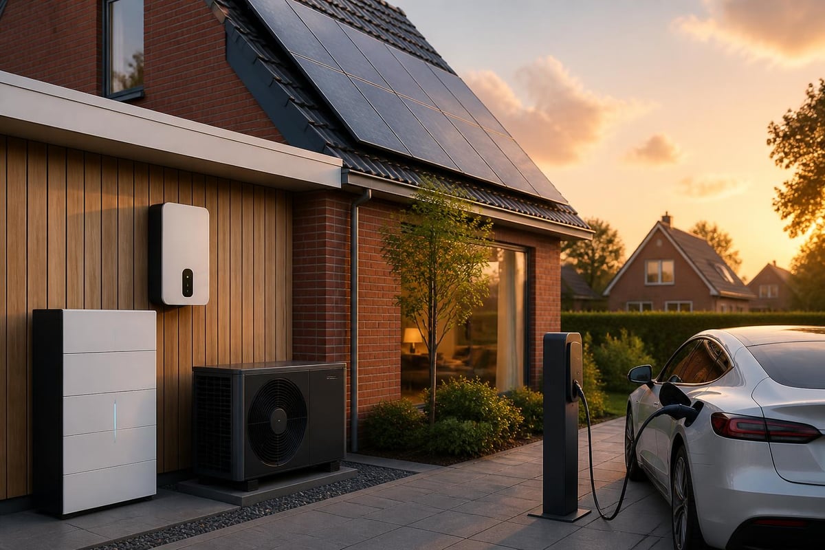 Integratie energiesystemen met slimme thuisbatterij