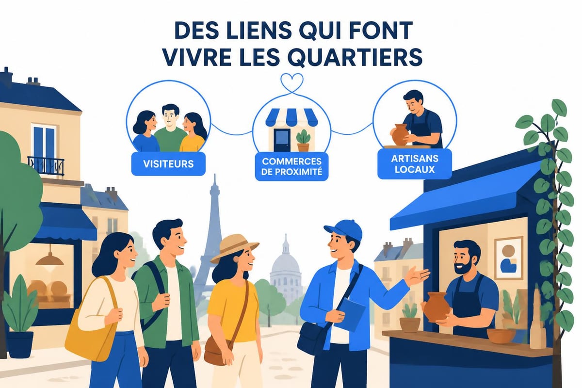 Exploration de quartier parisien