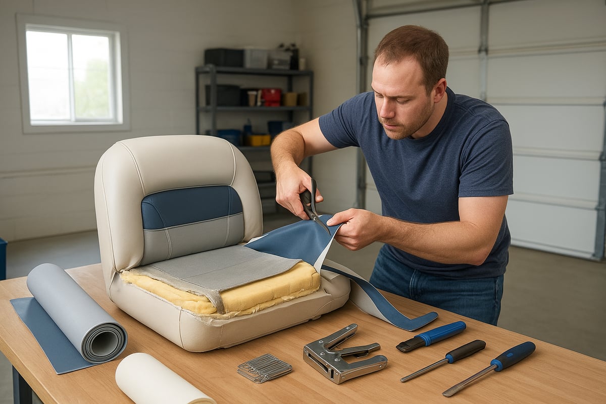 Step-by-Step Guide to Reupholster Pontoon Boat Seats
