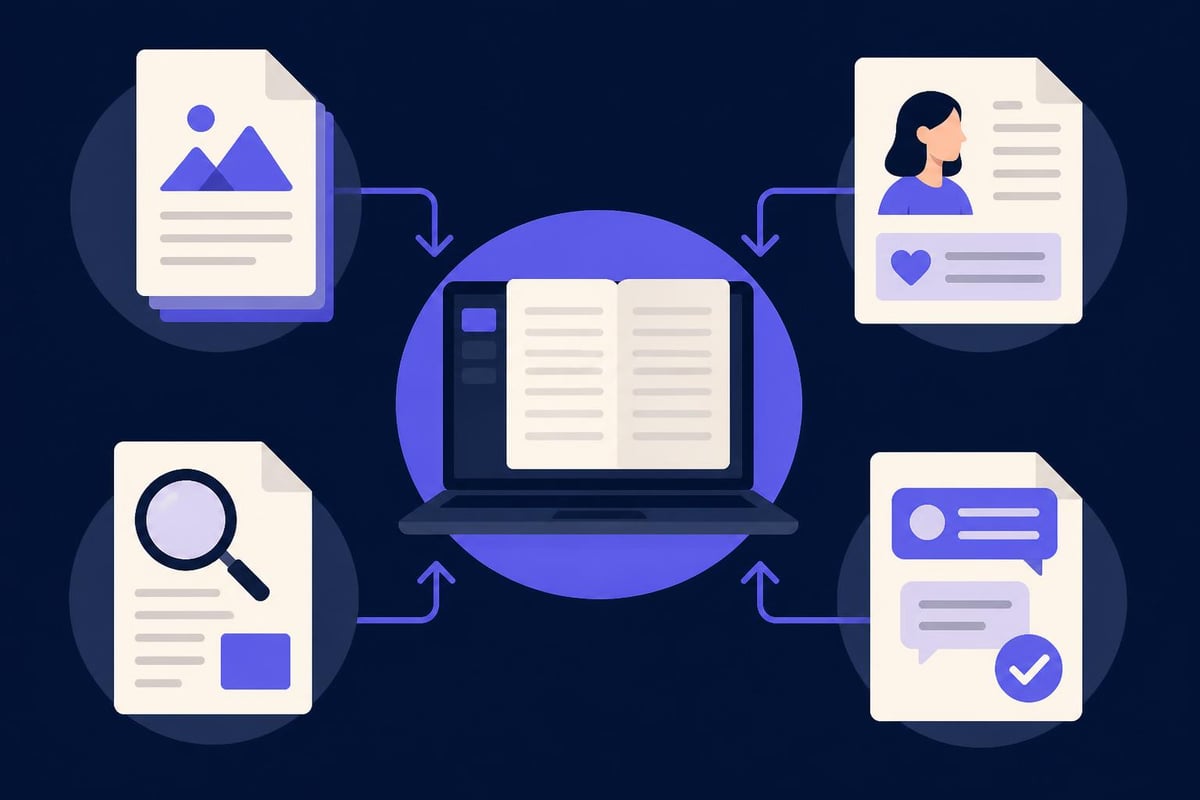 Writing workflow organization