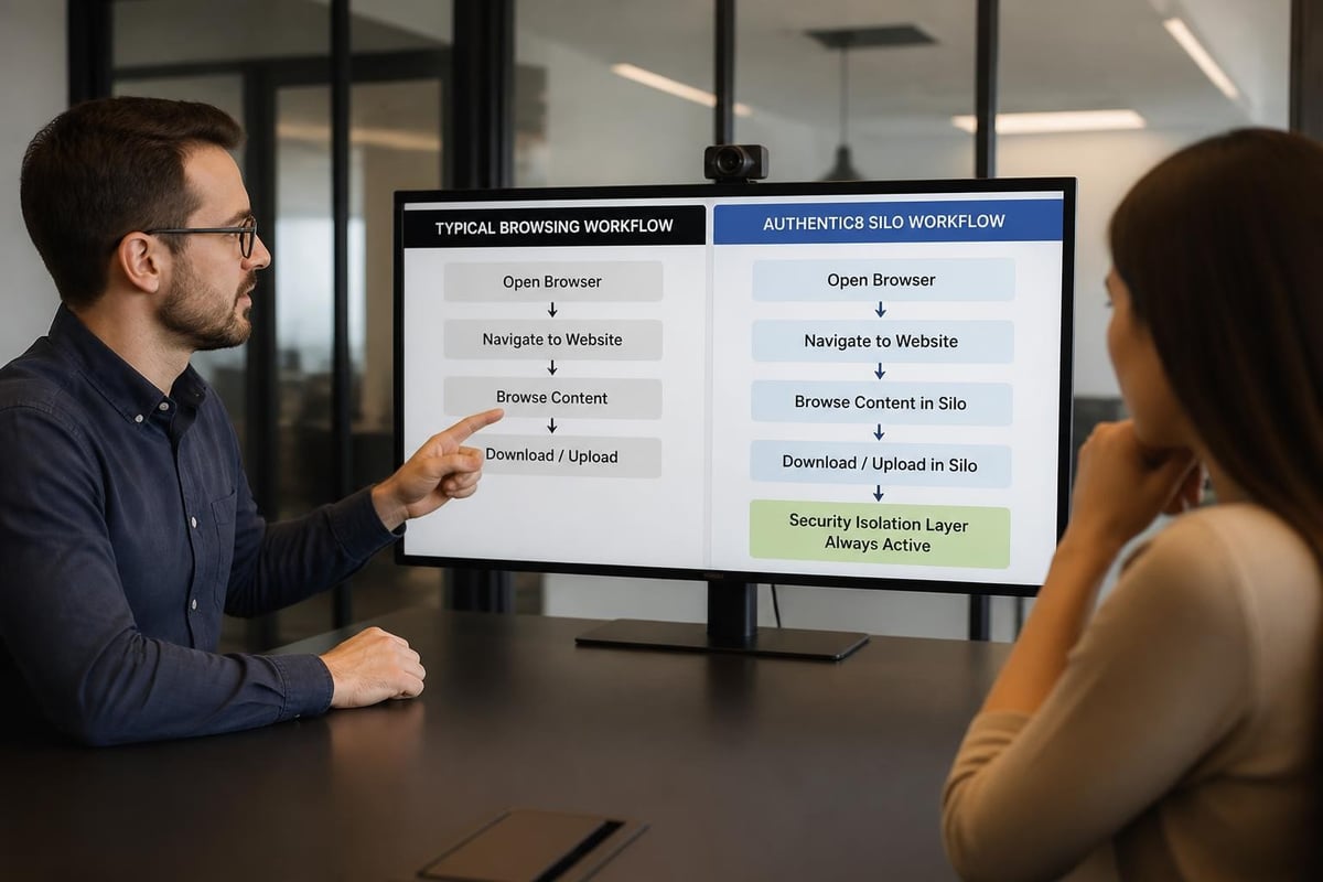 User experience flow
