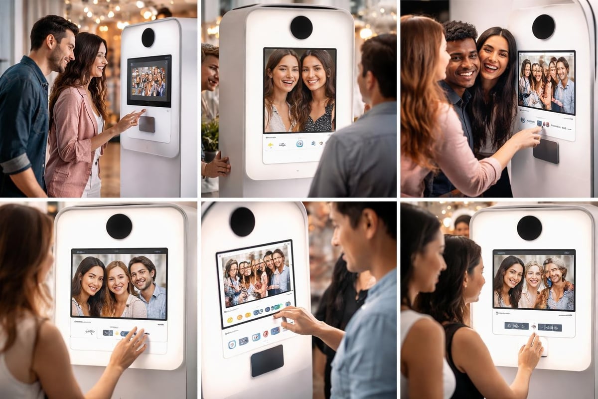 Event photo booth workflow