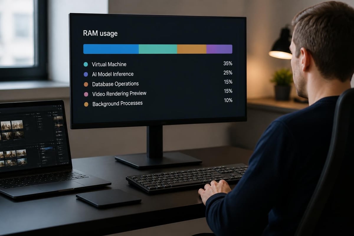 Memory allocation across professional workflows