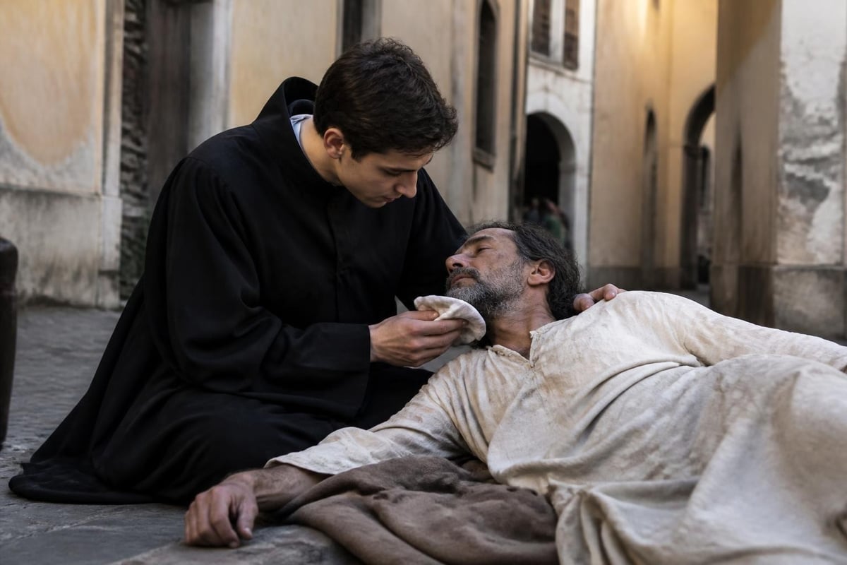 St Gonzaga's service during the plague