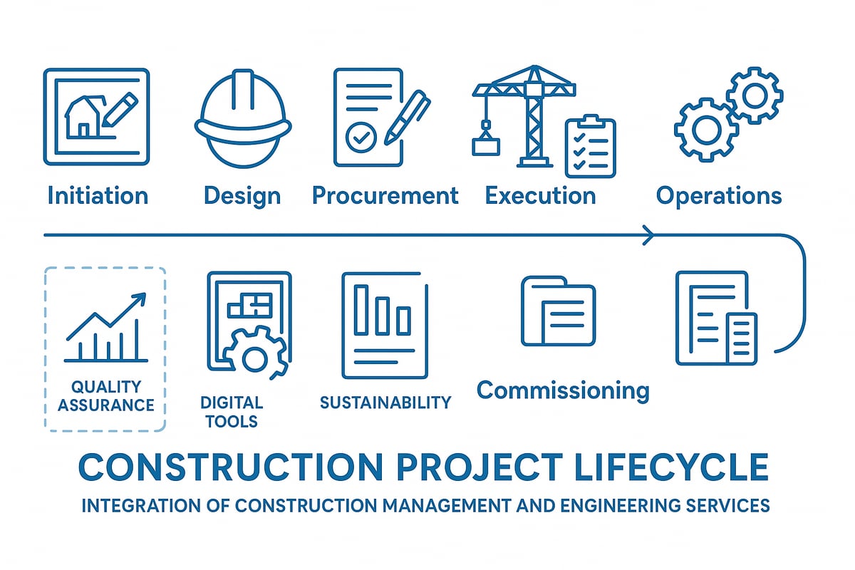 The Construction Project Lifecycle: Step-by-Step Guide