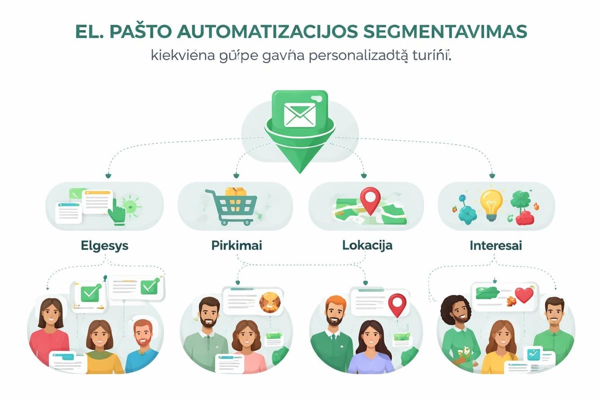 Email segmentavimo strategija