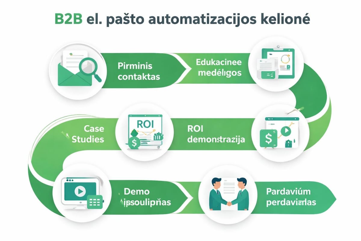 B2B email nurturing procesas