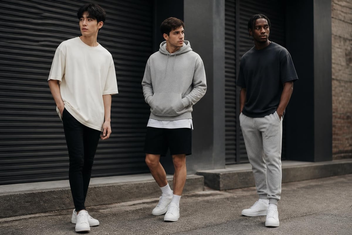 Streetwear outfit combinations