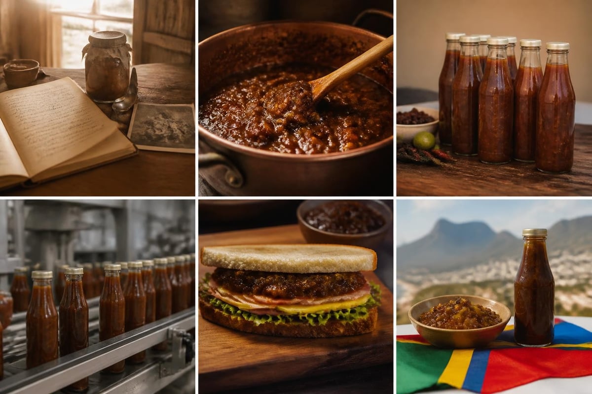 Mrs Balls chutney heritage timeline
