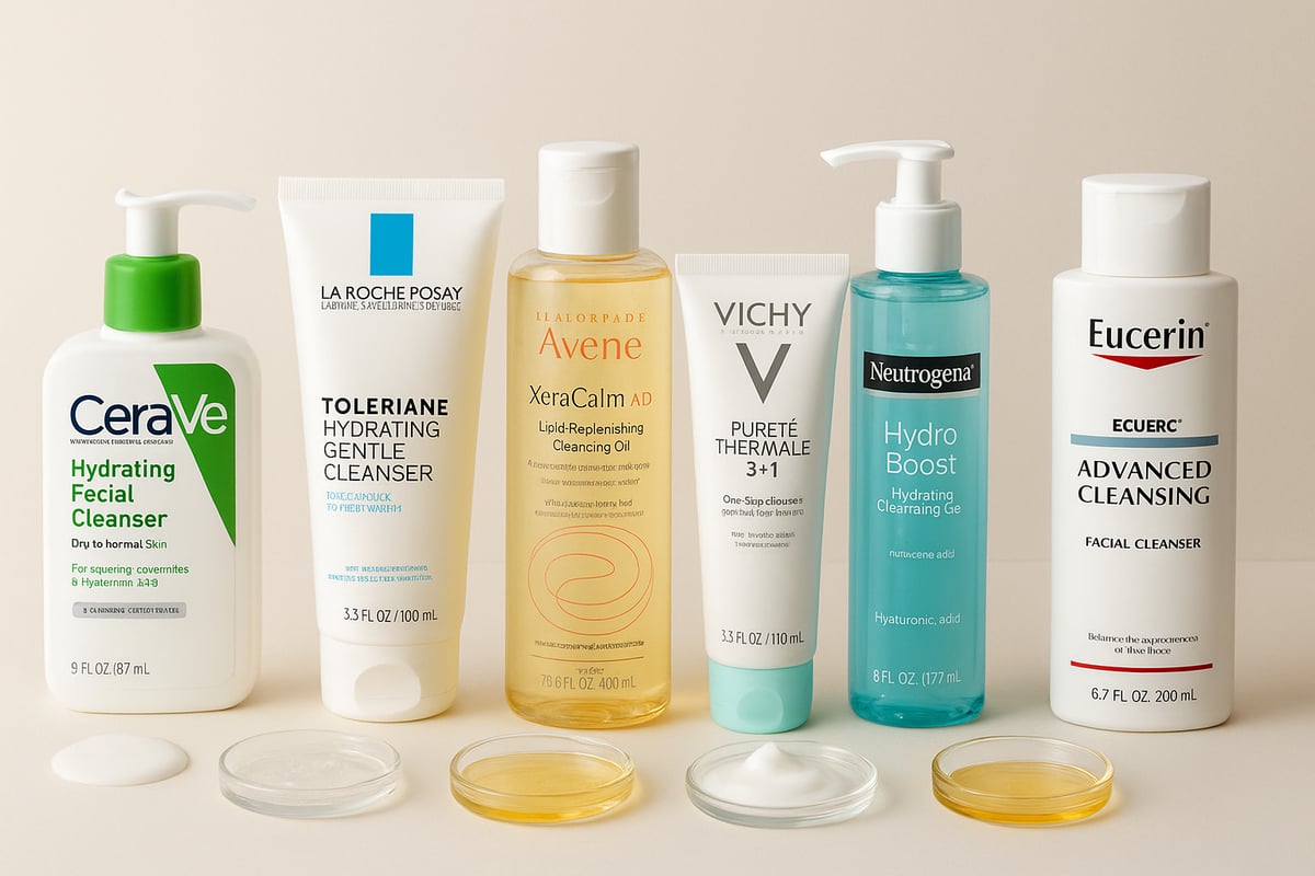 7 Best Facial Cleansers for Dry Skin 2025