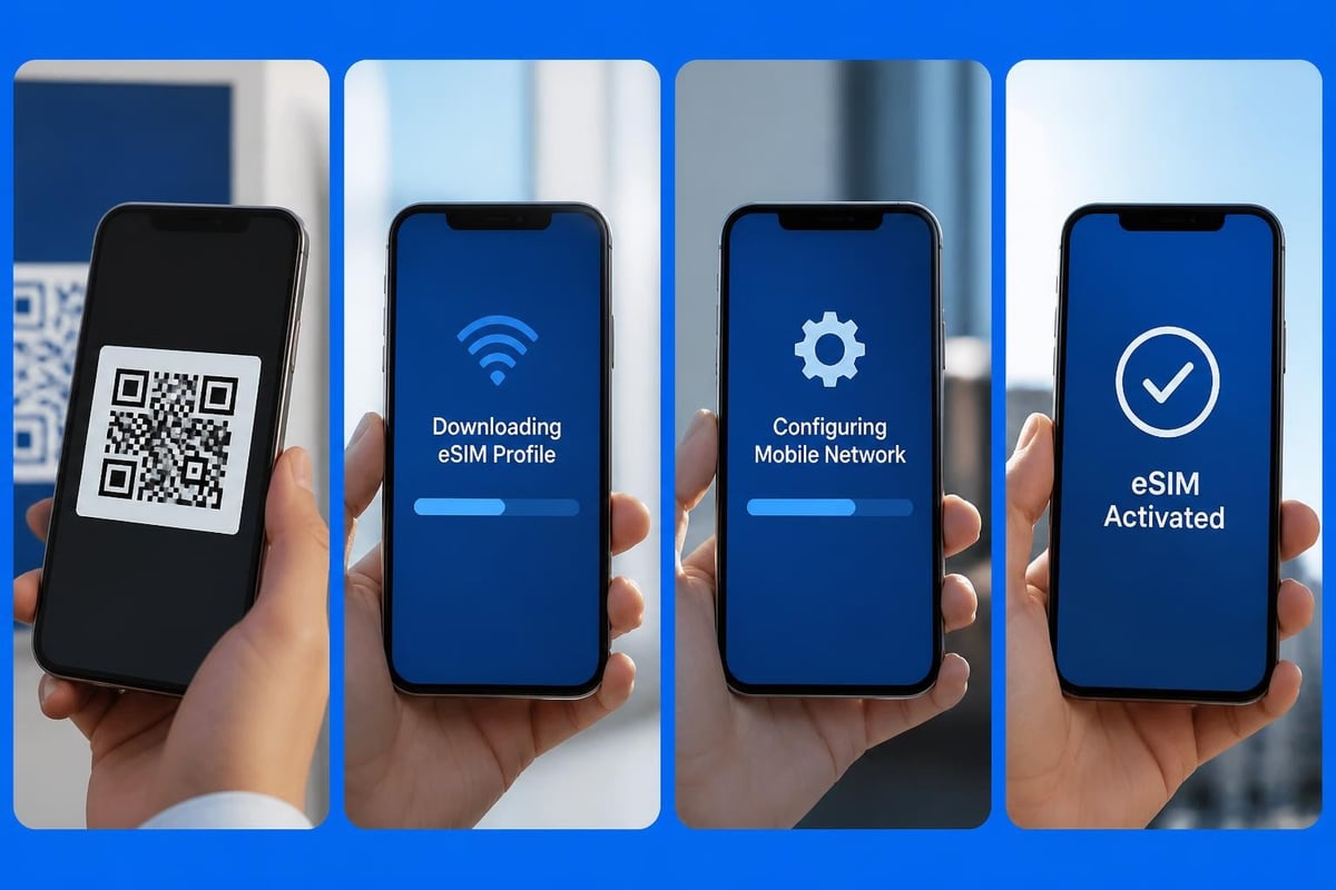 ESIM activation process