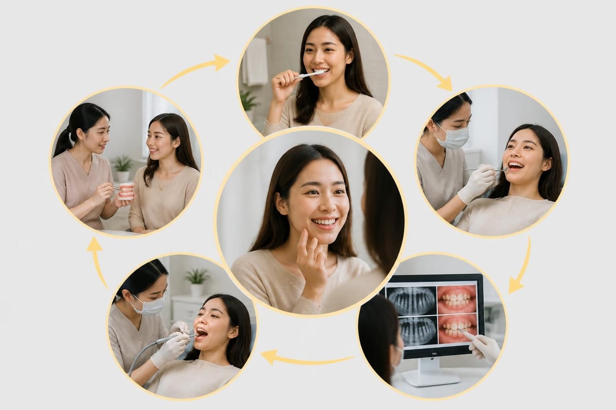Long-term bad breath prevention workflow