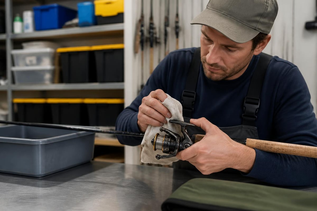 Fishing equipment maintenance workflow