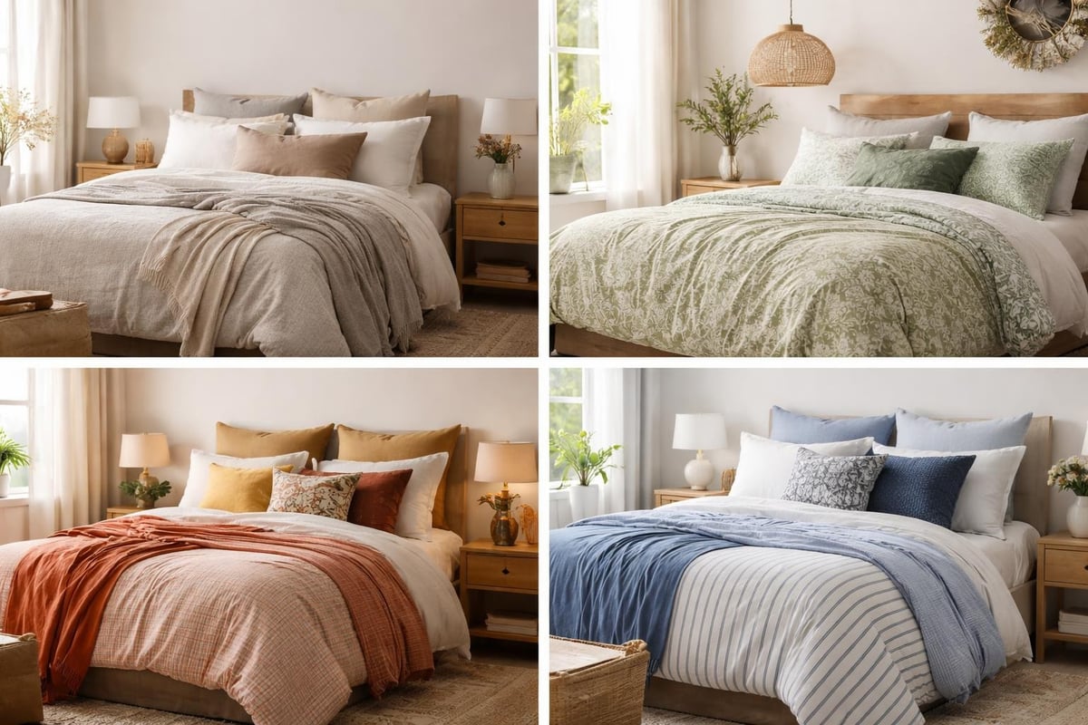 Bedroom colour coordination