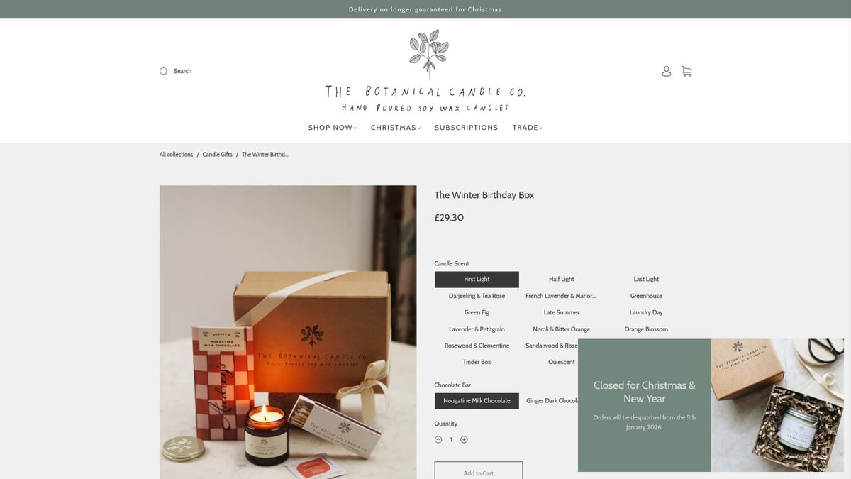7 Best Candle Gift Ideas to Delight in 2026 - The Botanical Candle Co. – The Winter Birthday Box