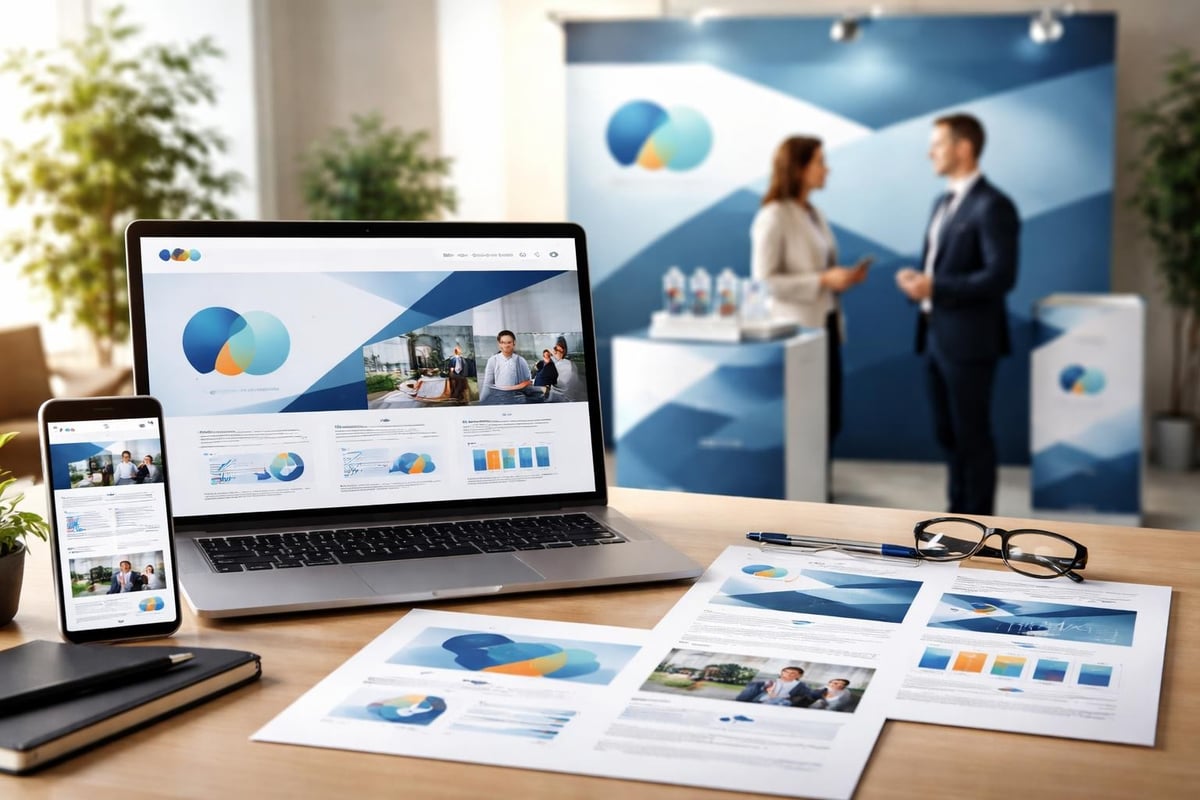 B2B virksomheds visuelle identitet